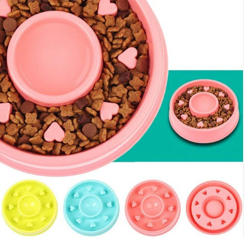 Slow Feeder Pet Food Bowl